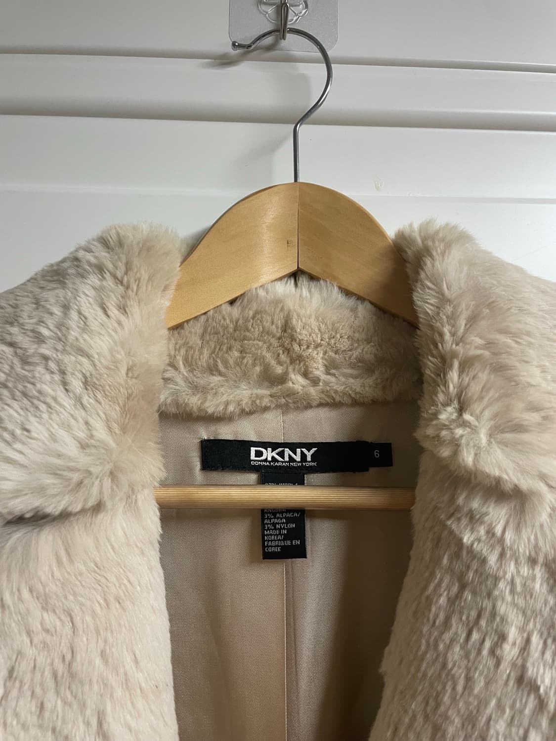 DKNY 정품 울/앙고라/알파카 혼방 롱코트 상품이미지6