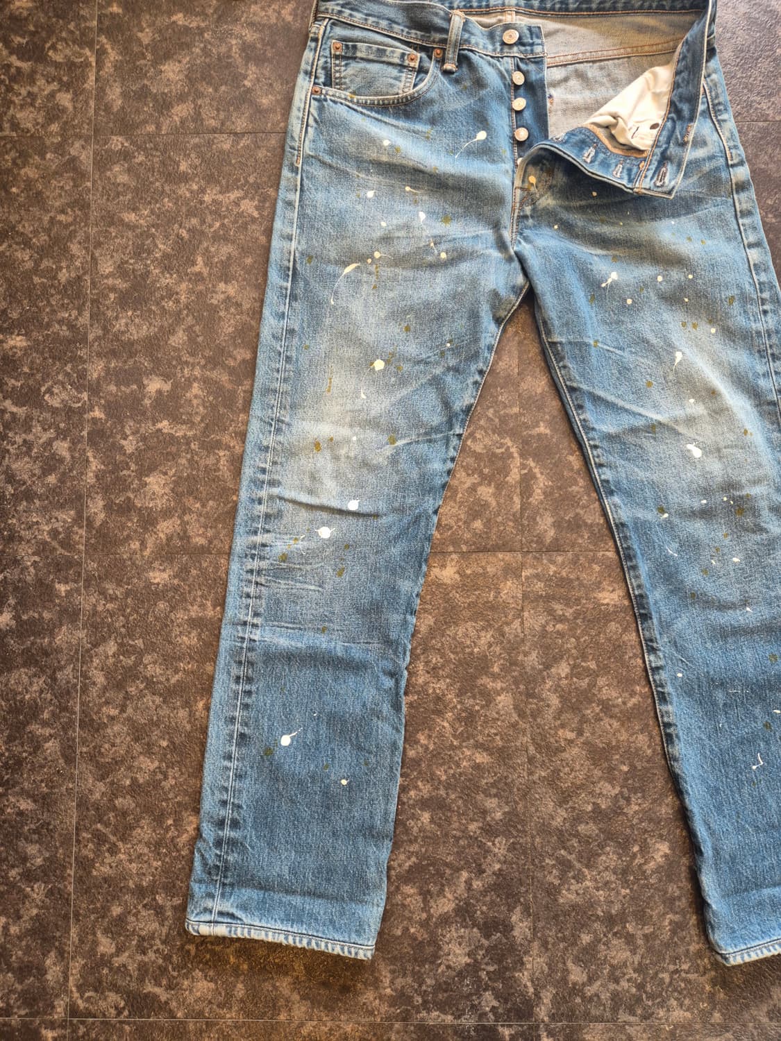 리바이스(Levi's) 501  빈티지 페인팅 데님 (W32 L34) 상품이미지6