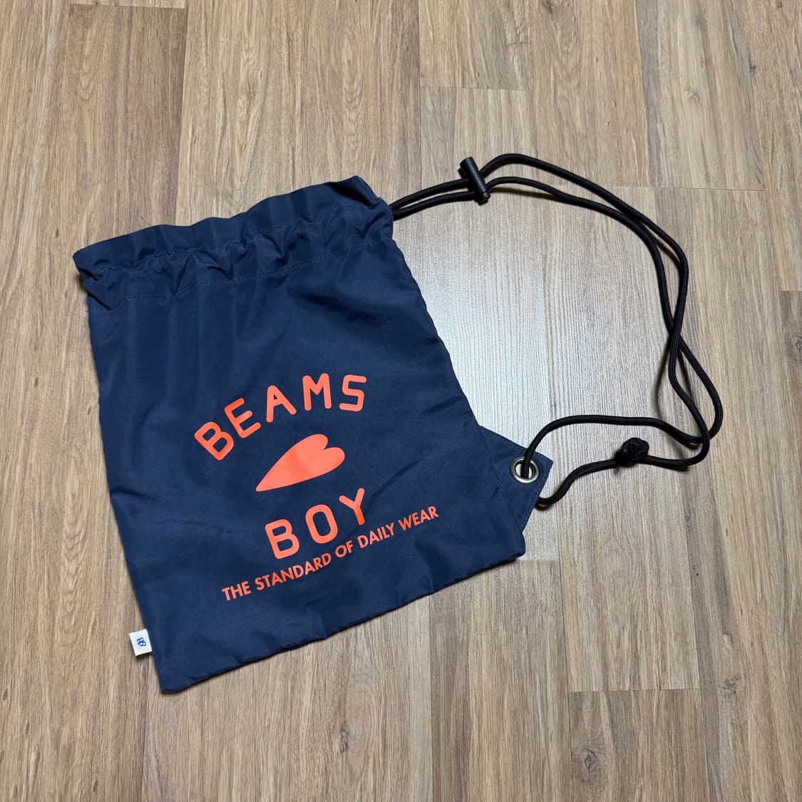 [BEAMS BOY] 빔즈보이 로고 쇼퍼 드로우스트링 숄더백 상품이미지2