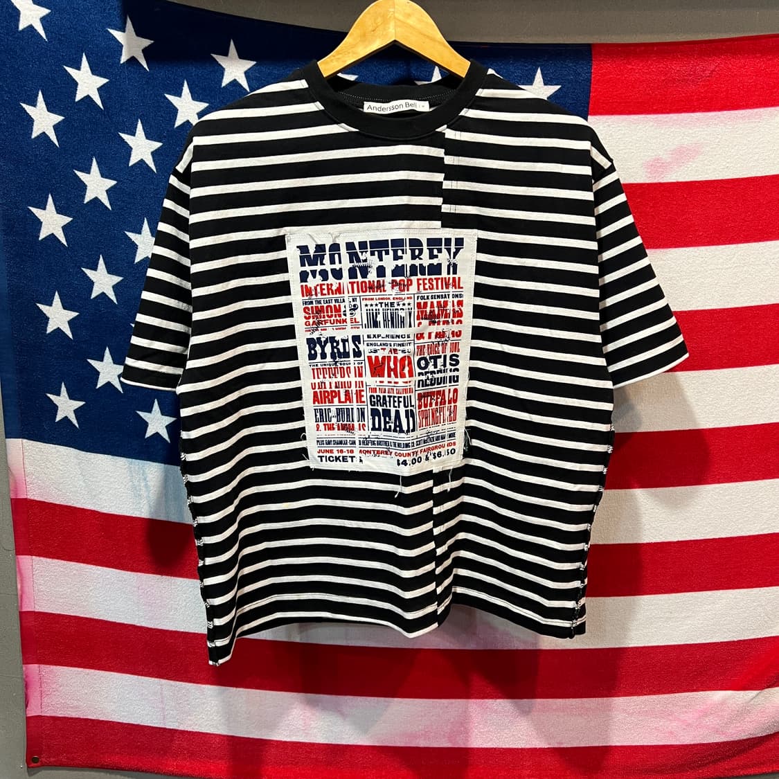 앤더슨벨 스트라이프 몬테레이 티셔츠 상품이미지1