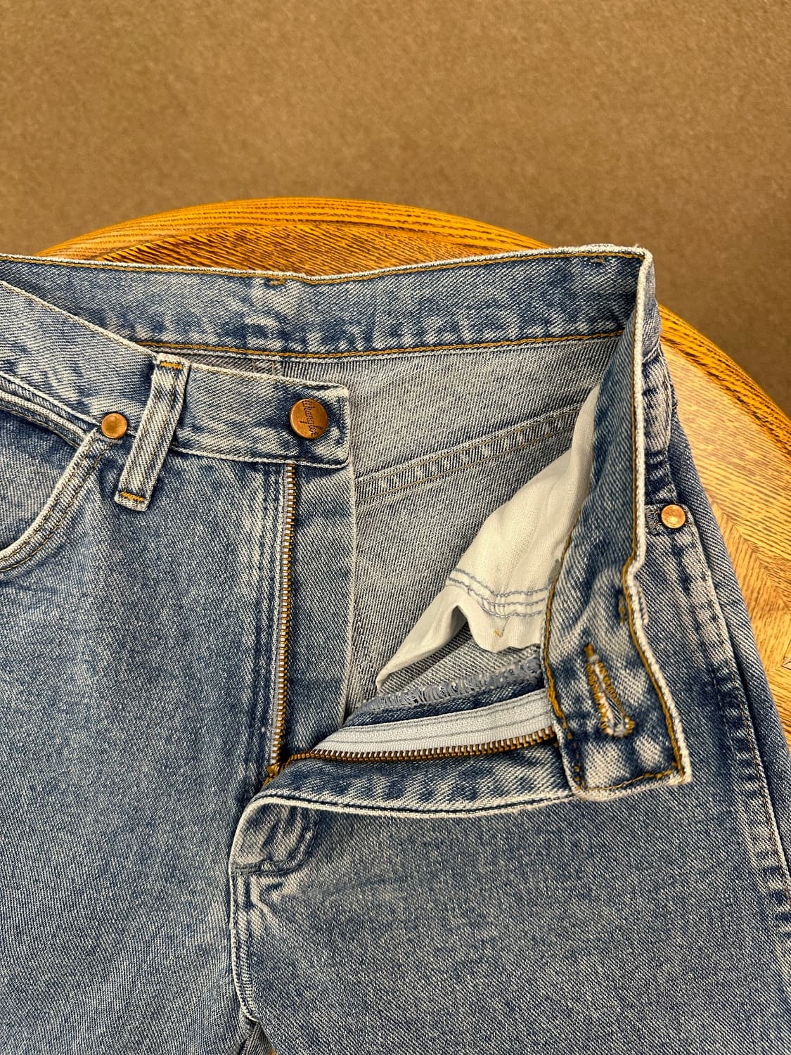 (25inch) 90s 빈티지 랭글러 연청 웨스턴 상품이미지9