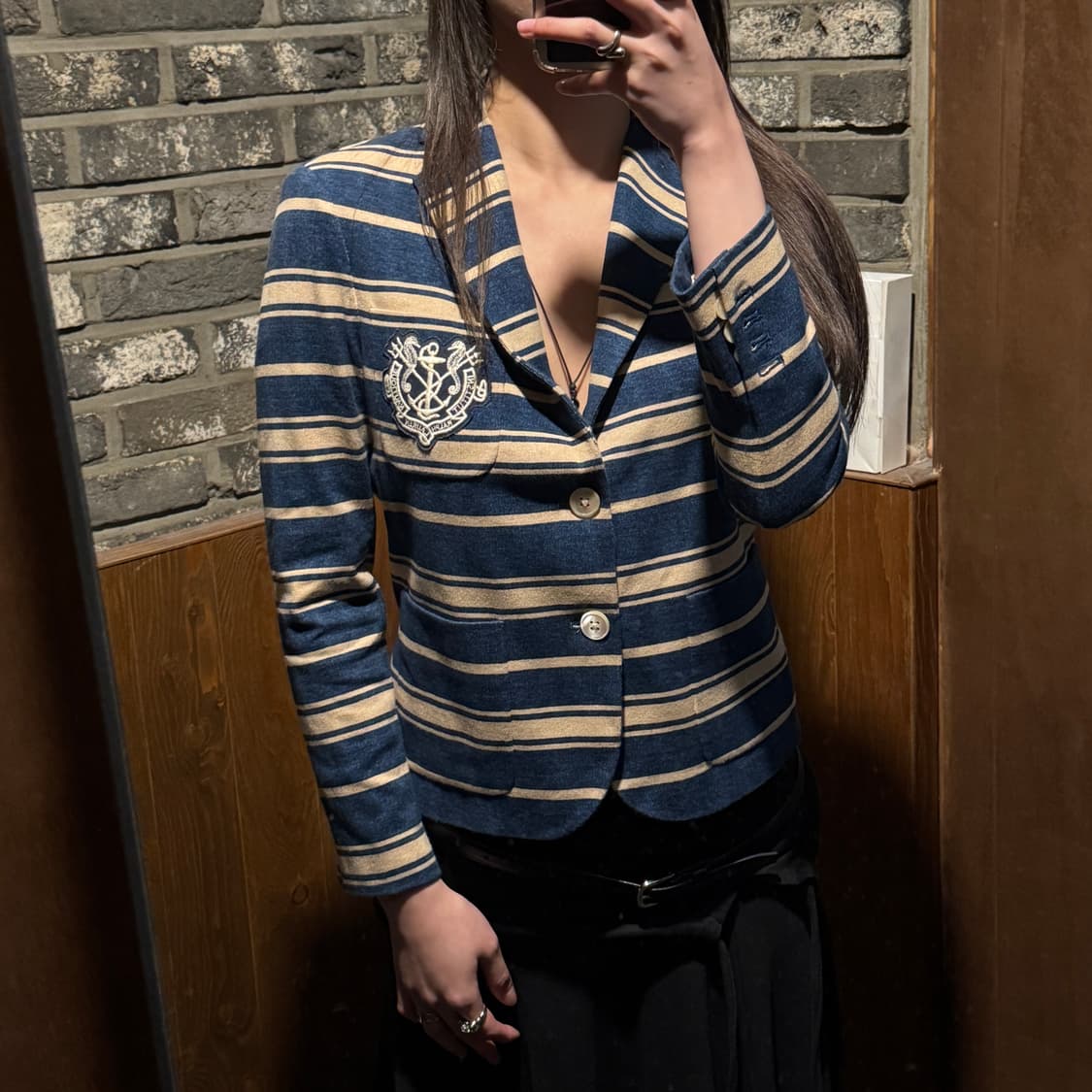 XS) 폴로 랄프로렌 코튼 2버튼 블레이저 자켓 상품이미지9