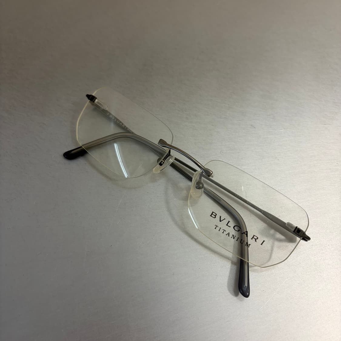 불가리(BVLGARI) BV 133-T 403 티타늄 럭셔리 무테 안경 상품이미지1