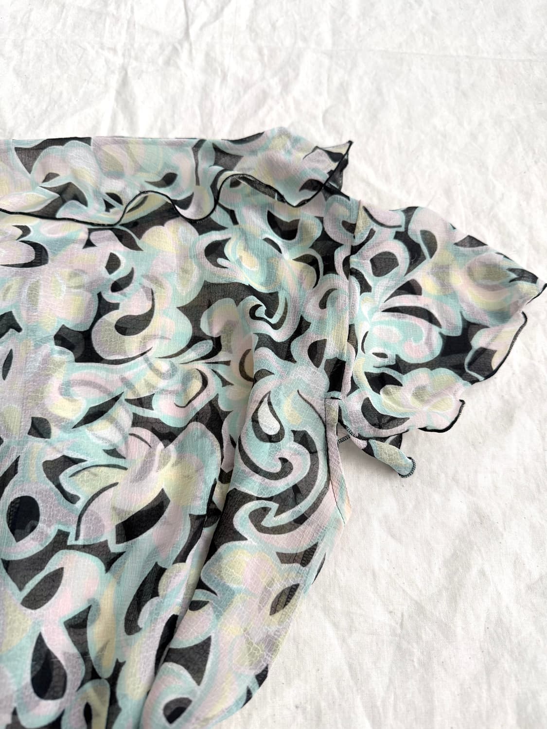 오리엔탈 페어리 시스루 블라우스 상품이미지7