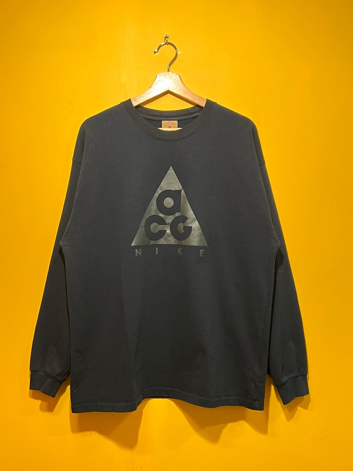 [M] 나이키 ACG 로고 롱슬리브 긴팔티셔츠 클래식 BQ3457-010 상품이미지1