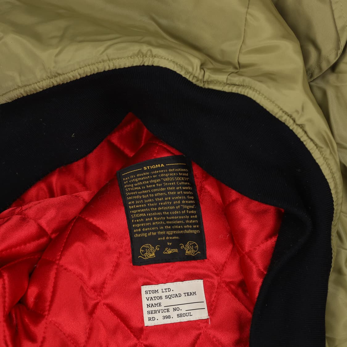 [L] 스티그마 빈티지 바시티자켓 0105H1 상품이미지4