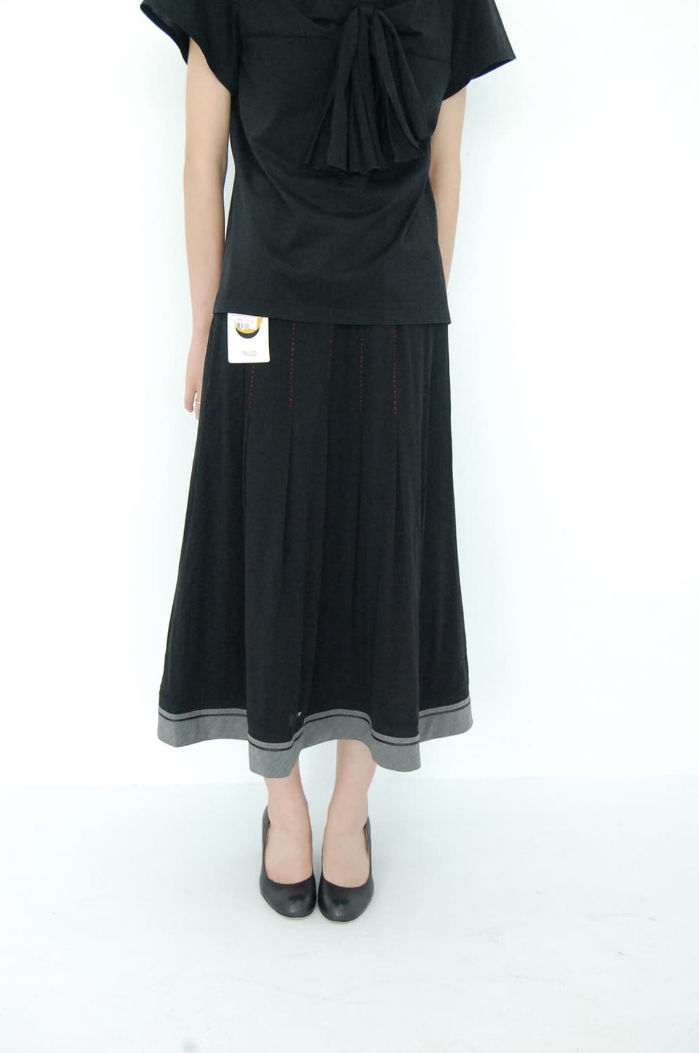 Hiroko bis mesh pleats Skirt 상품이미지3
