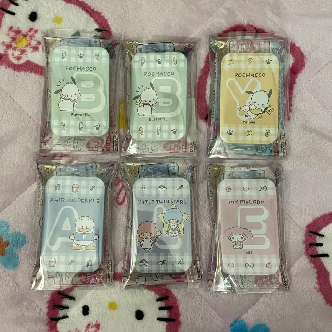 [새상품] 산리오 알파벳 틴케이스 보관함 상품이미지1