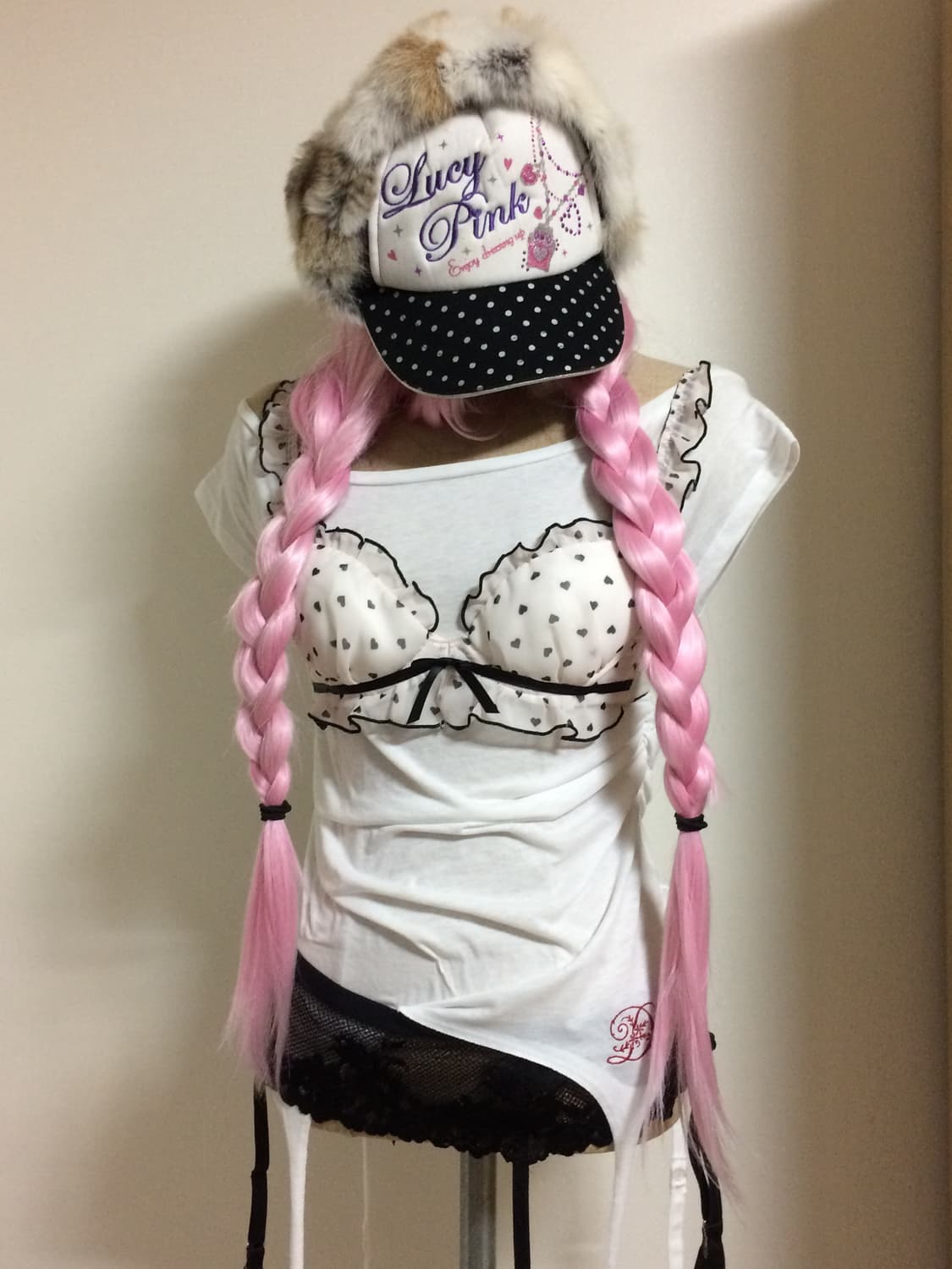 폴카닷 모자 상품이미지2