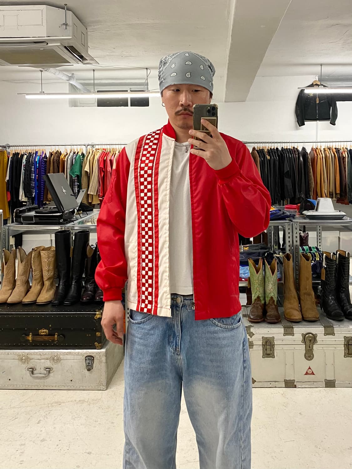 70s LAKES JACKET raicing 70년대 레이싱 자켓 상품이미지1