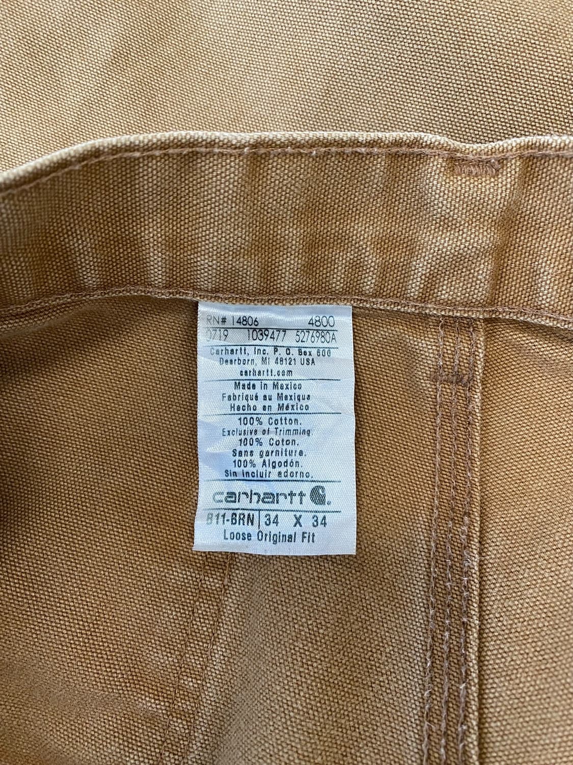 칼하트 더티 카펜더 팬츠 [B11] 상품이미지8