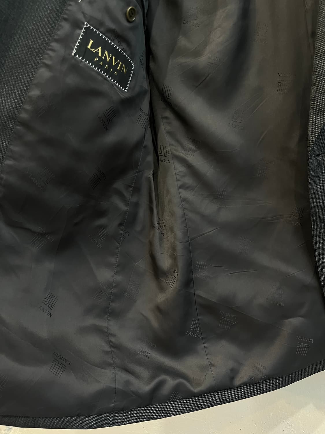 LANVIN 랑방 퓨어울 블레이저 테일러드 자켓 Made in ITALY 상품이미지7