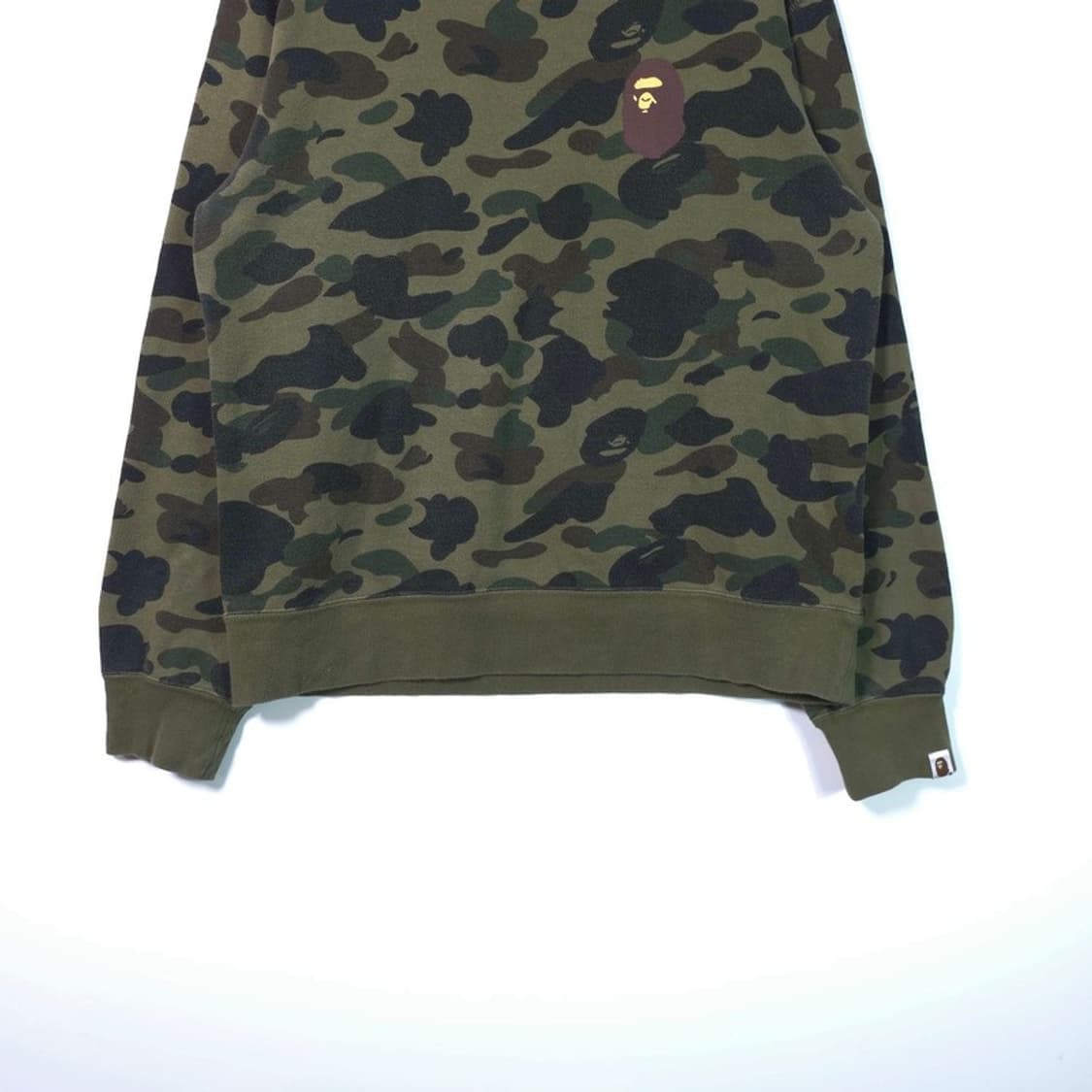 BAPE 베이프 1st 카모 원포인트 맨투맨 XL 상품이미지4