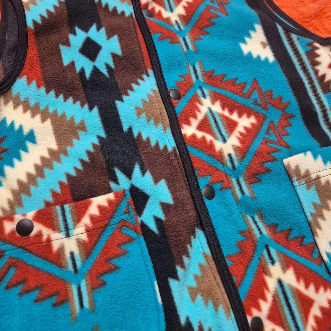 sunny sports 네이티브 플리스 후리스 조끼 베스트 여성F 상품이미지2