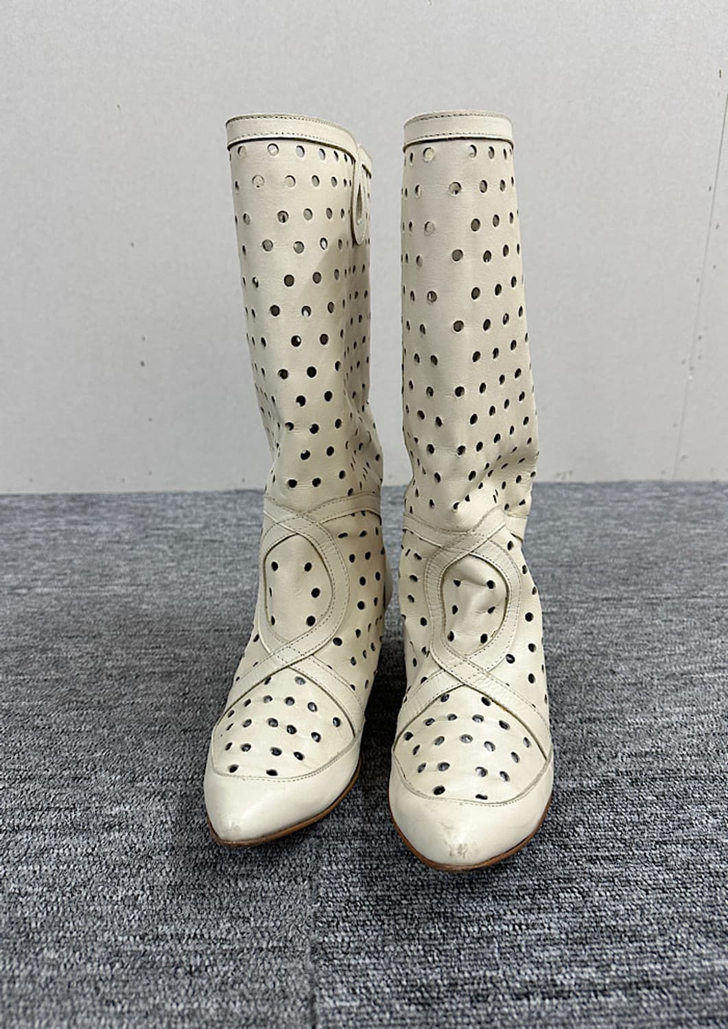 빈티지 가죽 부츠 235 상품이미지3