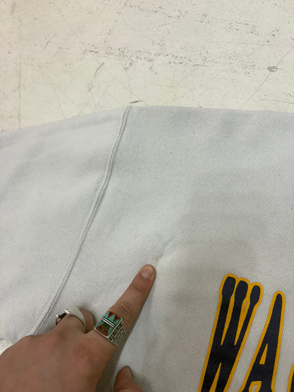 90's vtg Russell USA Sweatshirt. 상품이미지6