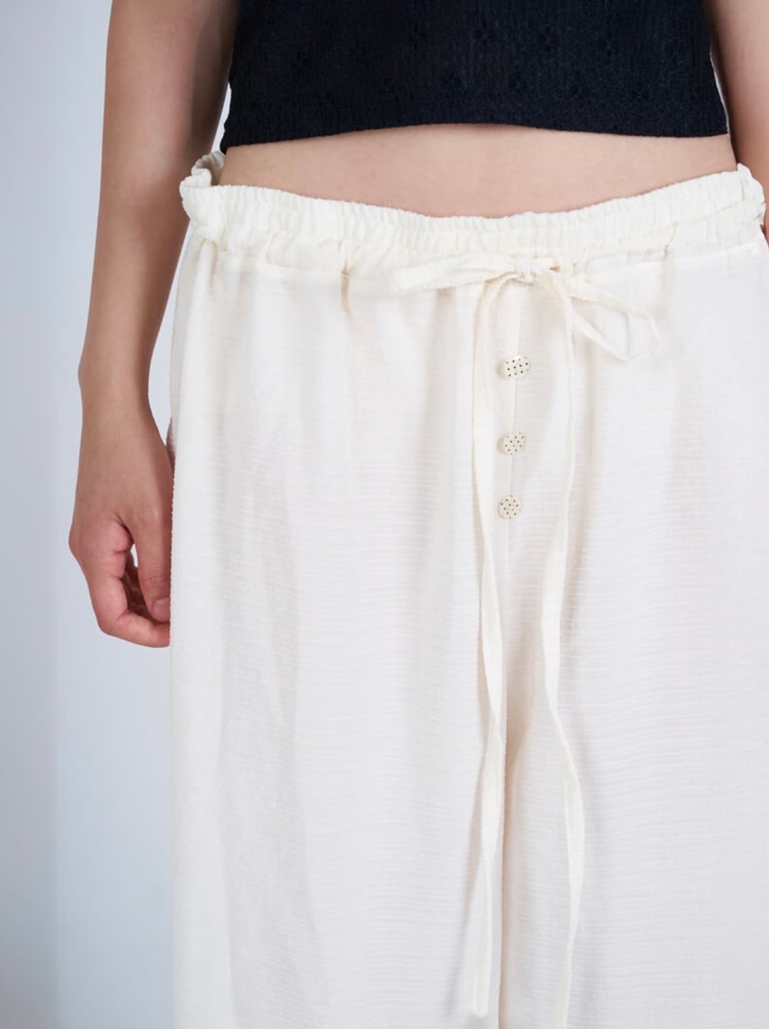 시오서울 banding stripe pants(ivory) 상품이미지3