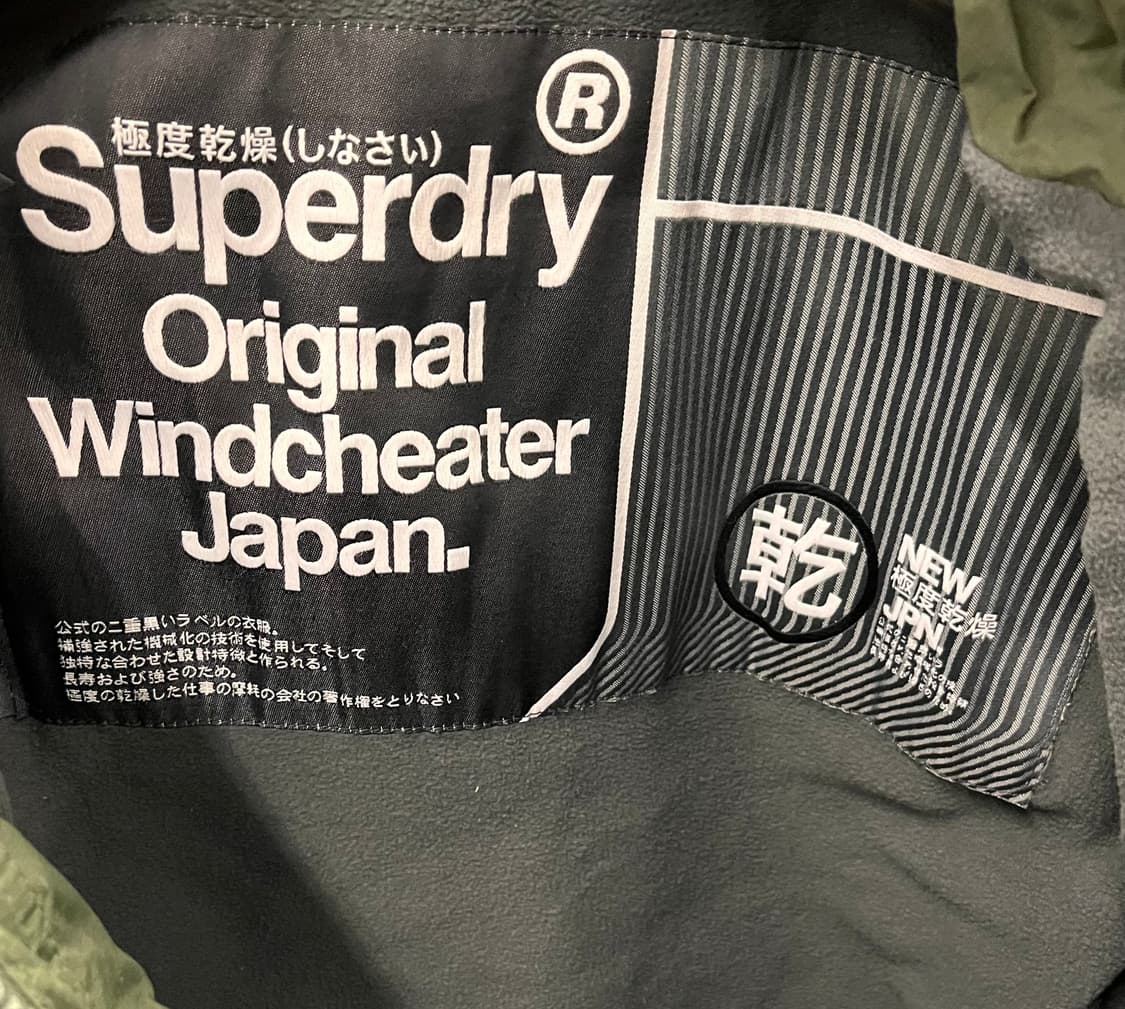 슈퍼드라이 퀼팅 자켓 올리브 L 상품이미지4