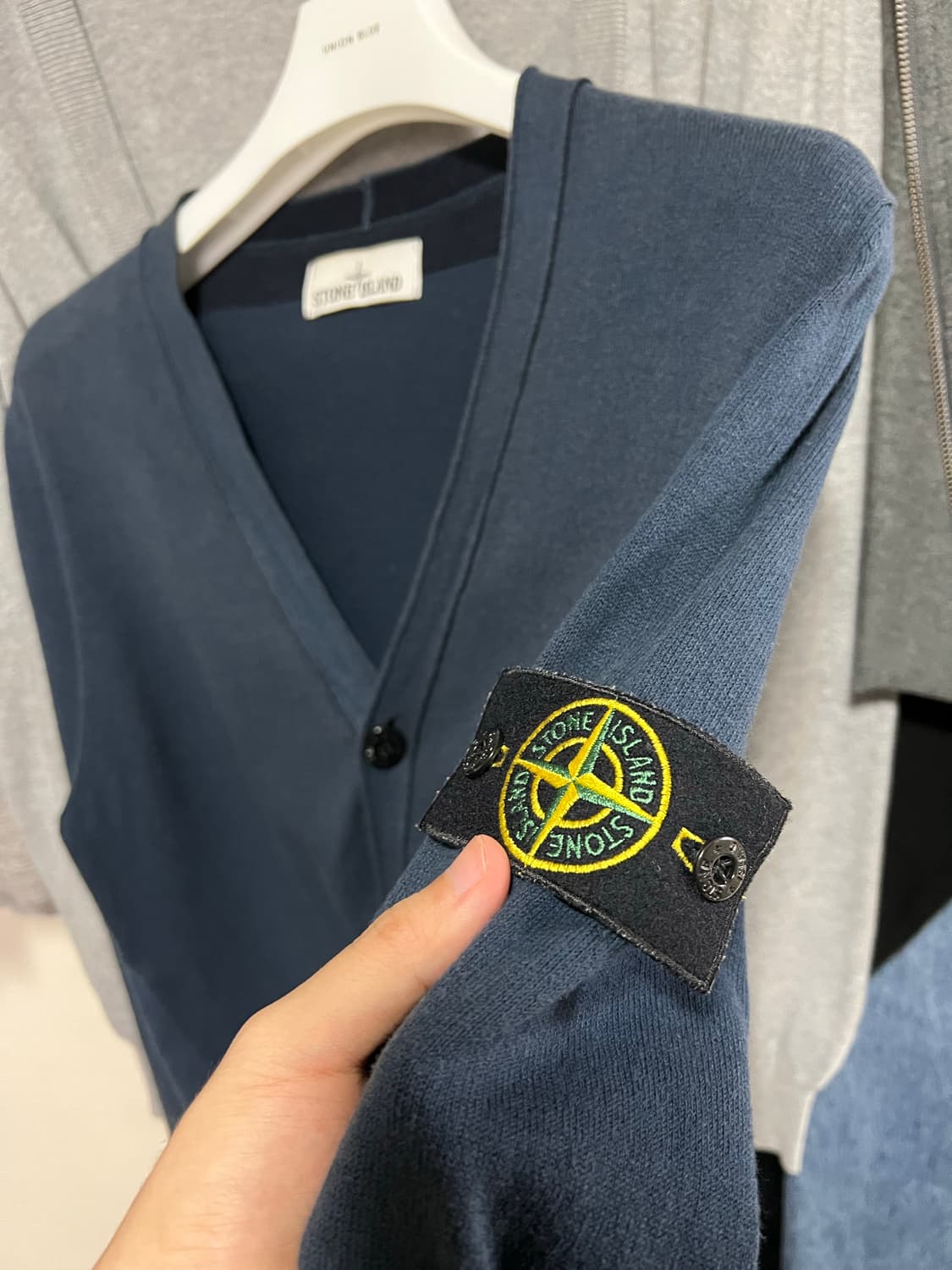 스톤아일랜드 가디건 다크네이비 상품이미지2