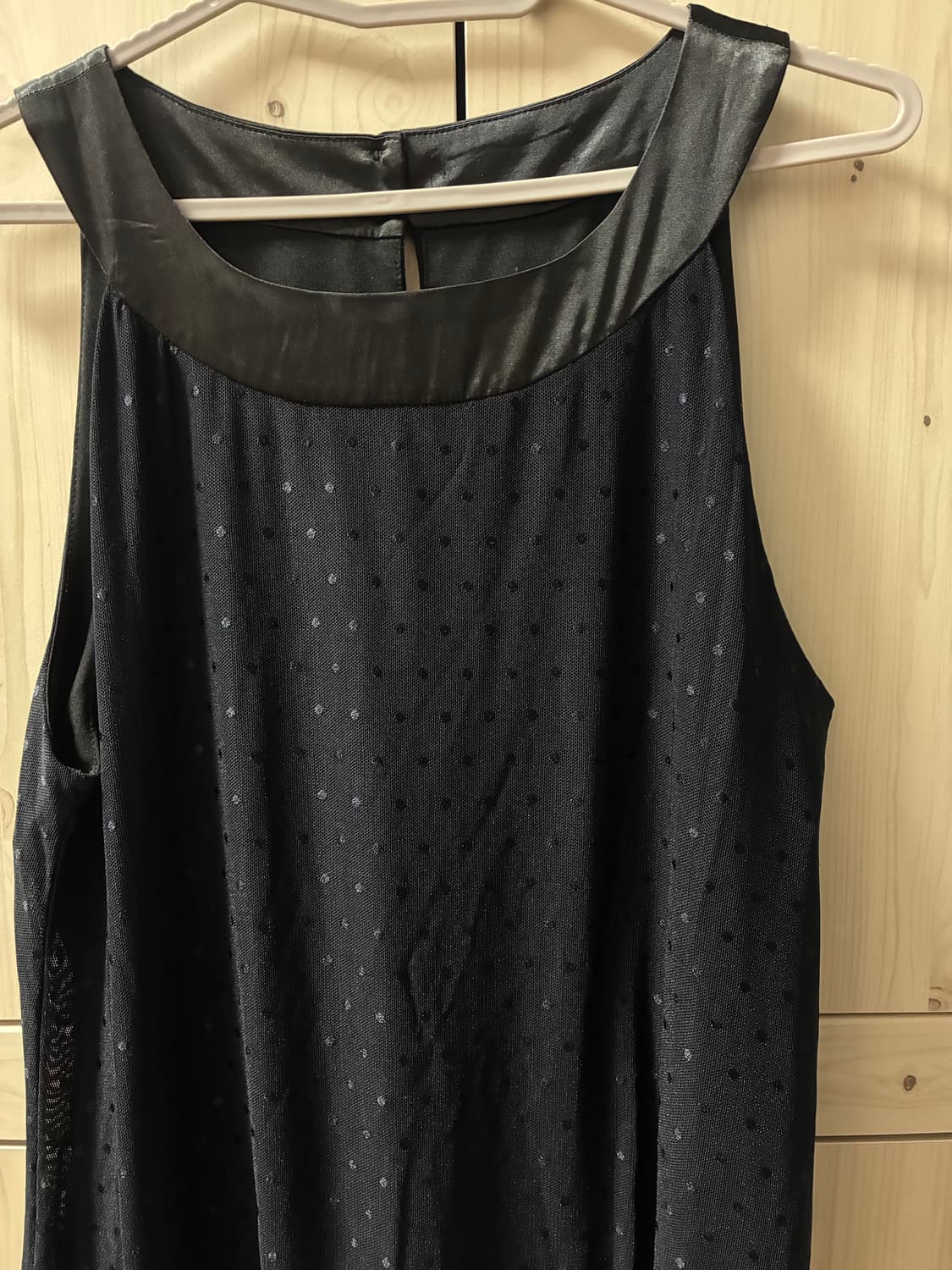 블랙 도트 벌룬 원피스 상품이미지3