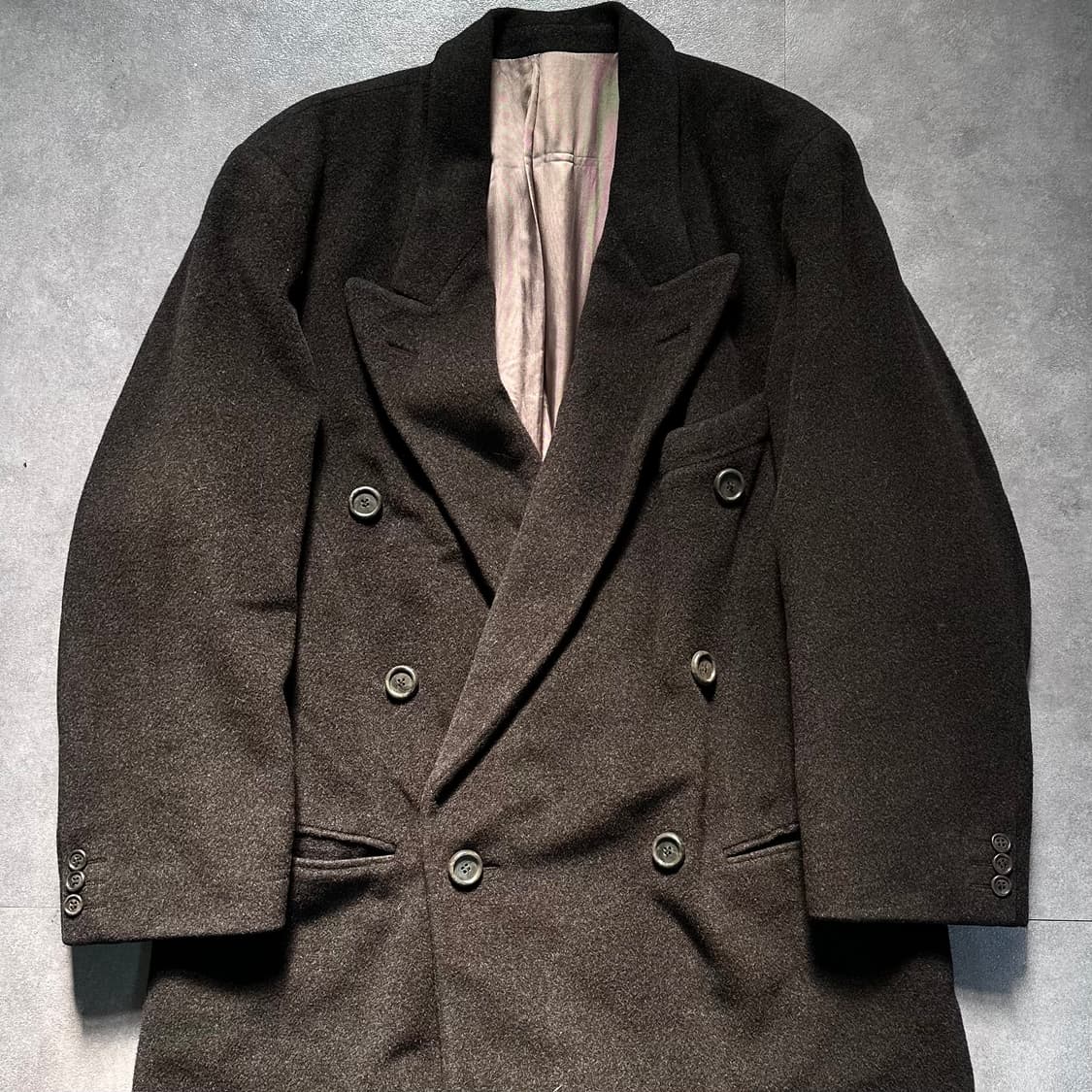 휴고보스 울 그레이 더블 코트 (va.59) 상품이미지3