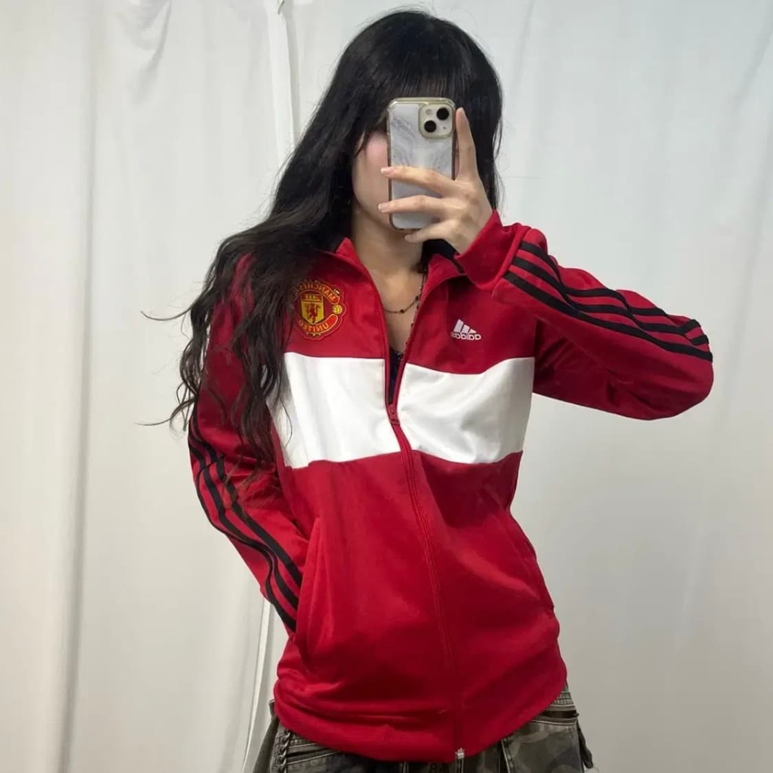 Adidas red Manchester United jersey 상품이미지2