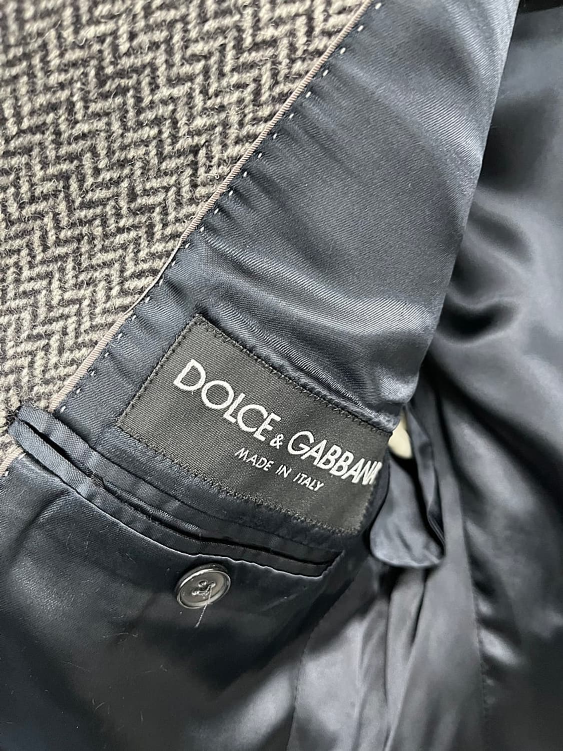 105) 돌체앤가바나 파이핑 헤링본자켓  상품이미지7