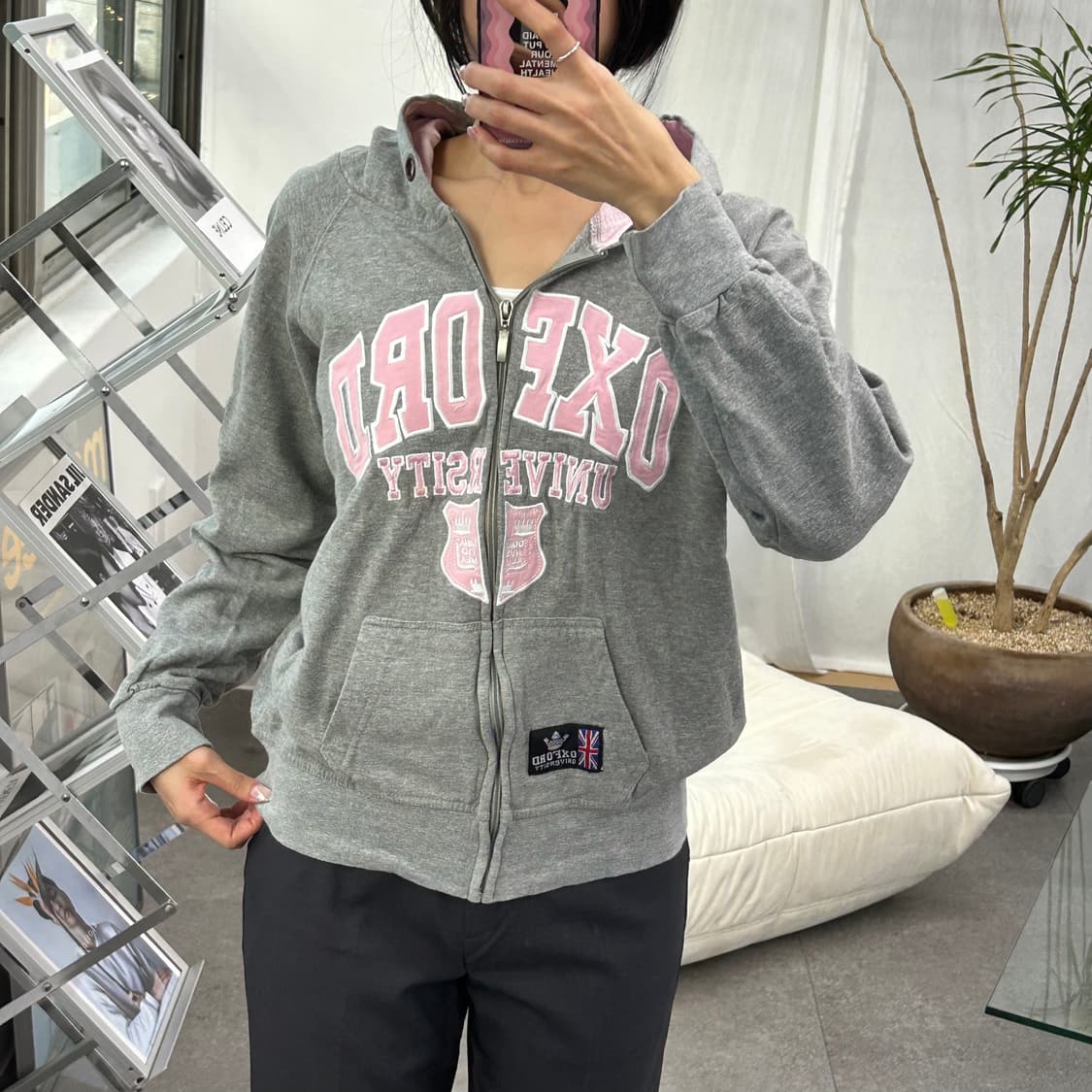 옥스퍼드 유니버시티 집업 후드 상품이미지2