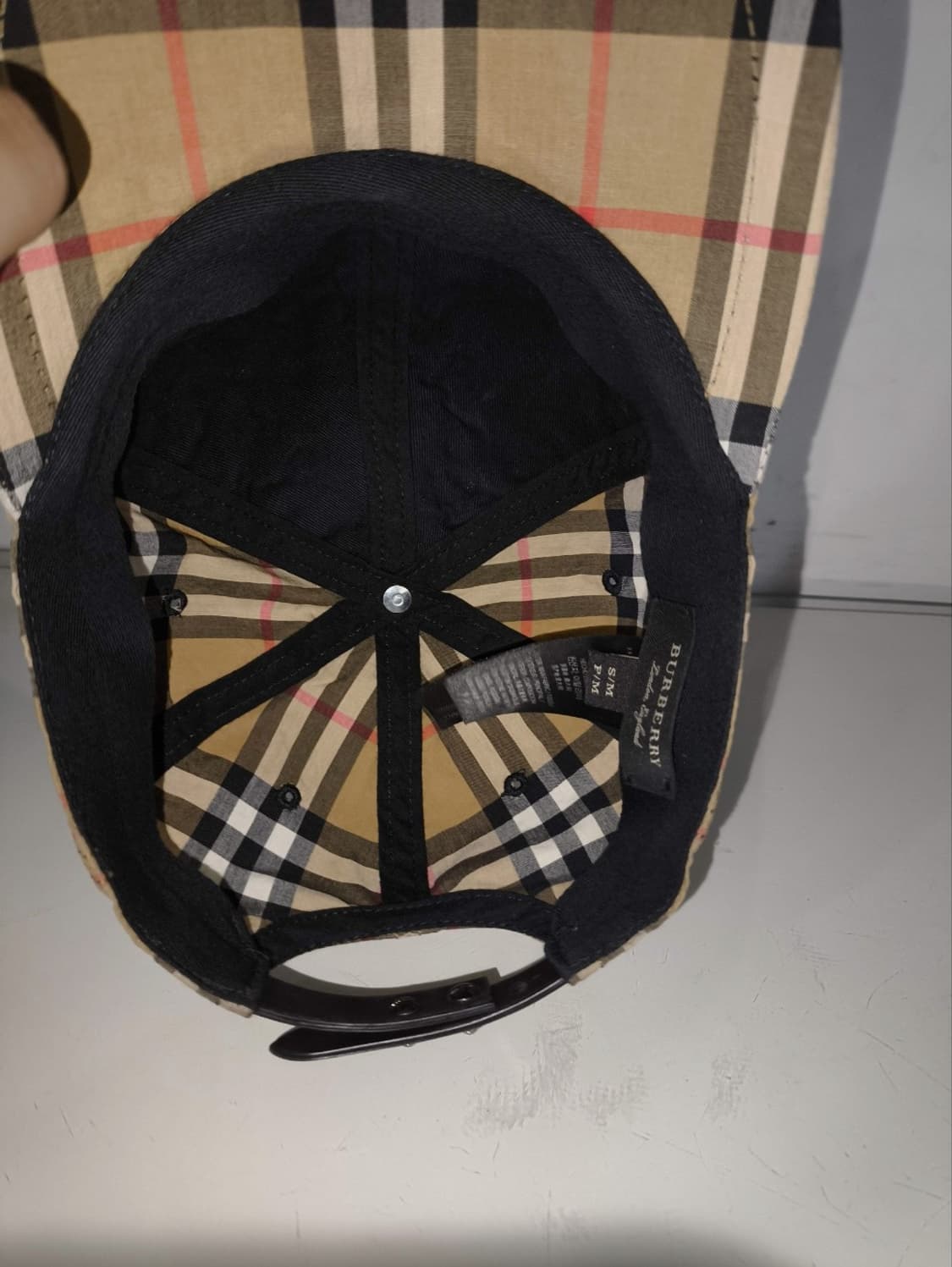 버버리 노바체크 볼캡 모자 노바체크 상품이미지5