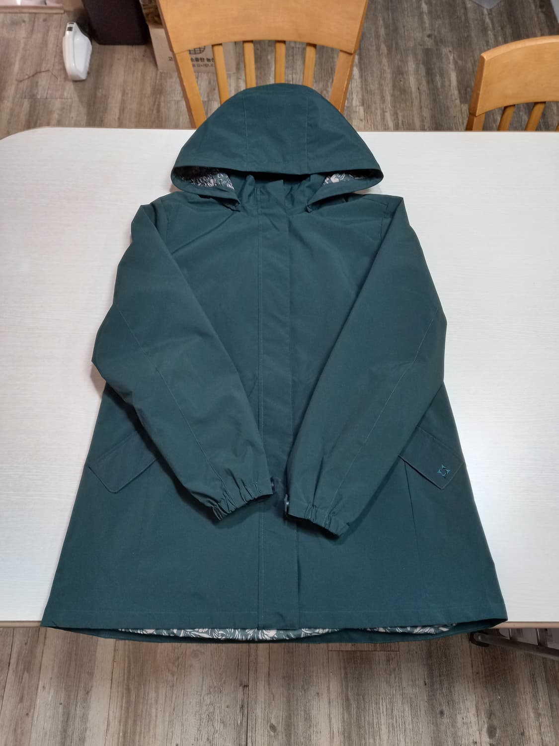 XL105 ISENBERG 바람막이 후드집업 다크그린 XL-472 상품이미지3