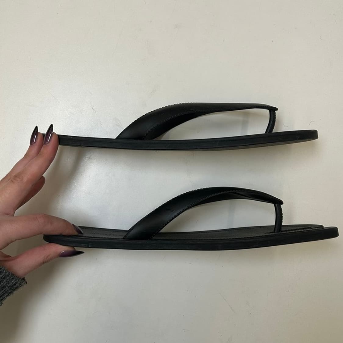 메종마르지엘라 타비 통 샌들 플립 플랍 블랙 41 상품이미지3