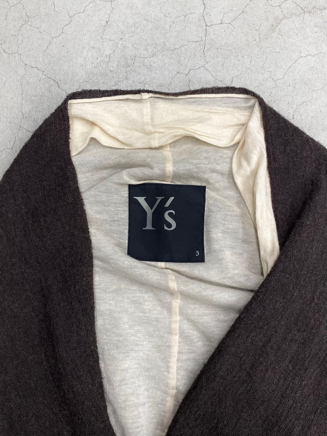 요지 야마모토 와이즈 드레이프 가디건 상품이미지7