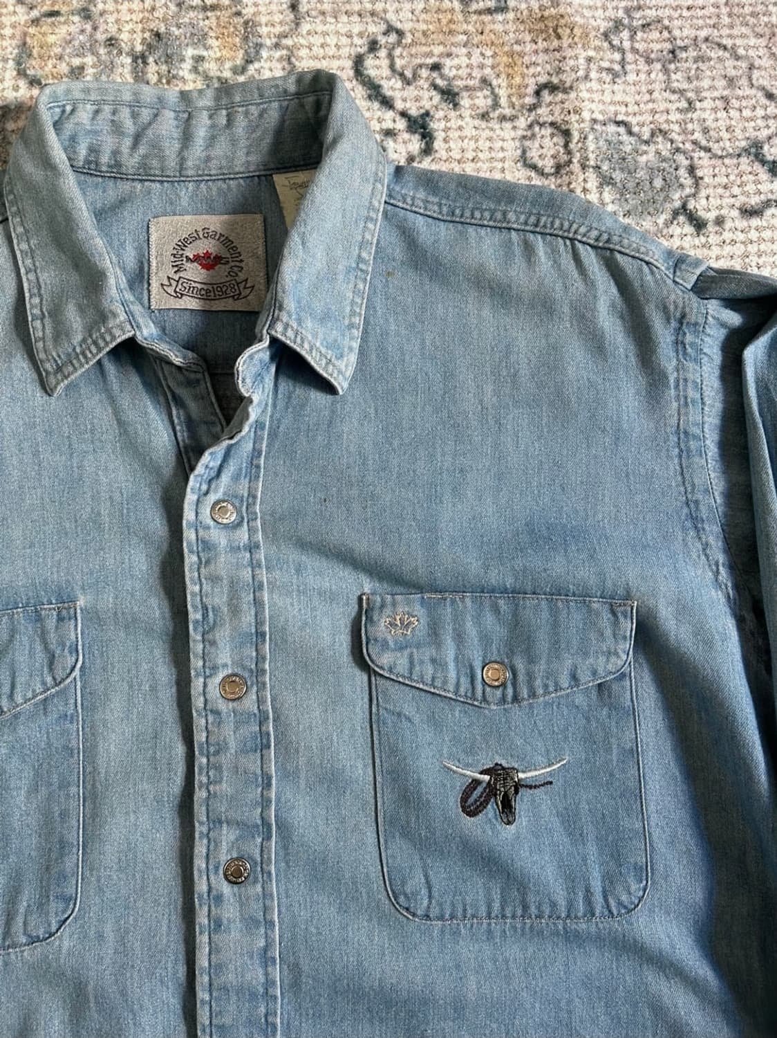 American Vintage
90's western denim shir 상품이미지5