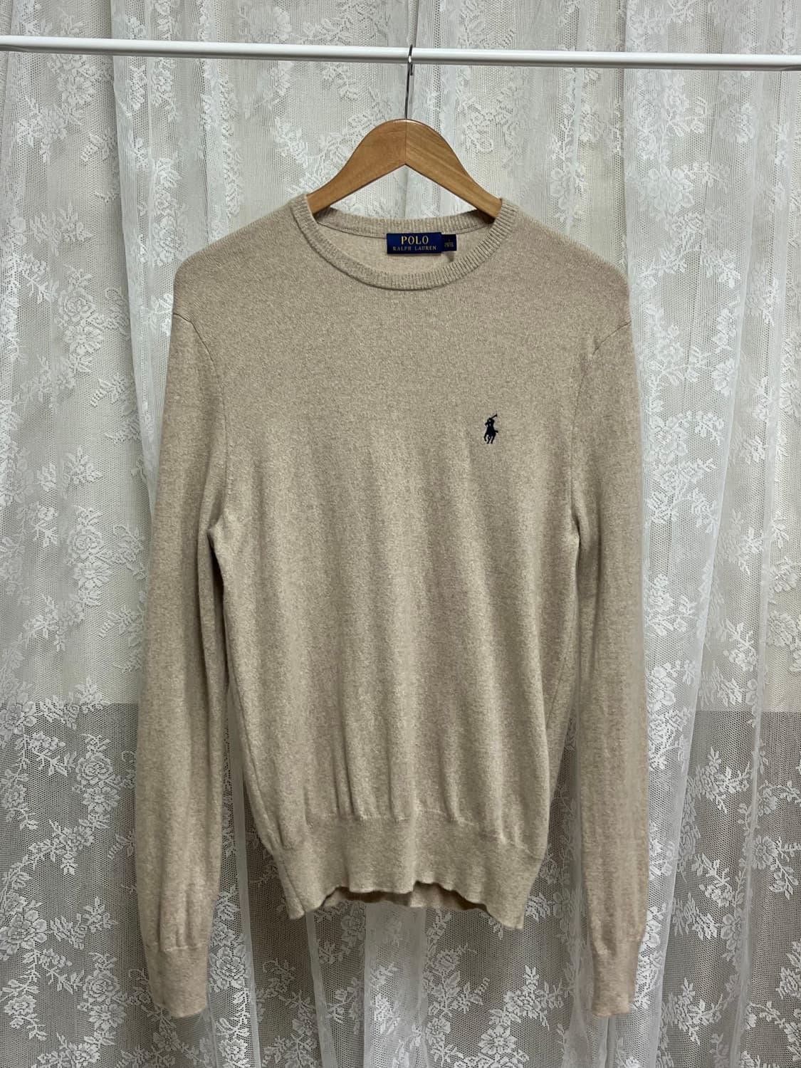 S) 폴로 랄프로렌 메리노울 100 니트 베이지 상품이미지1