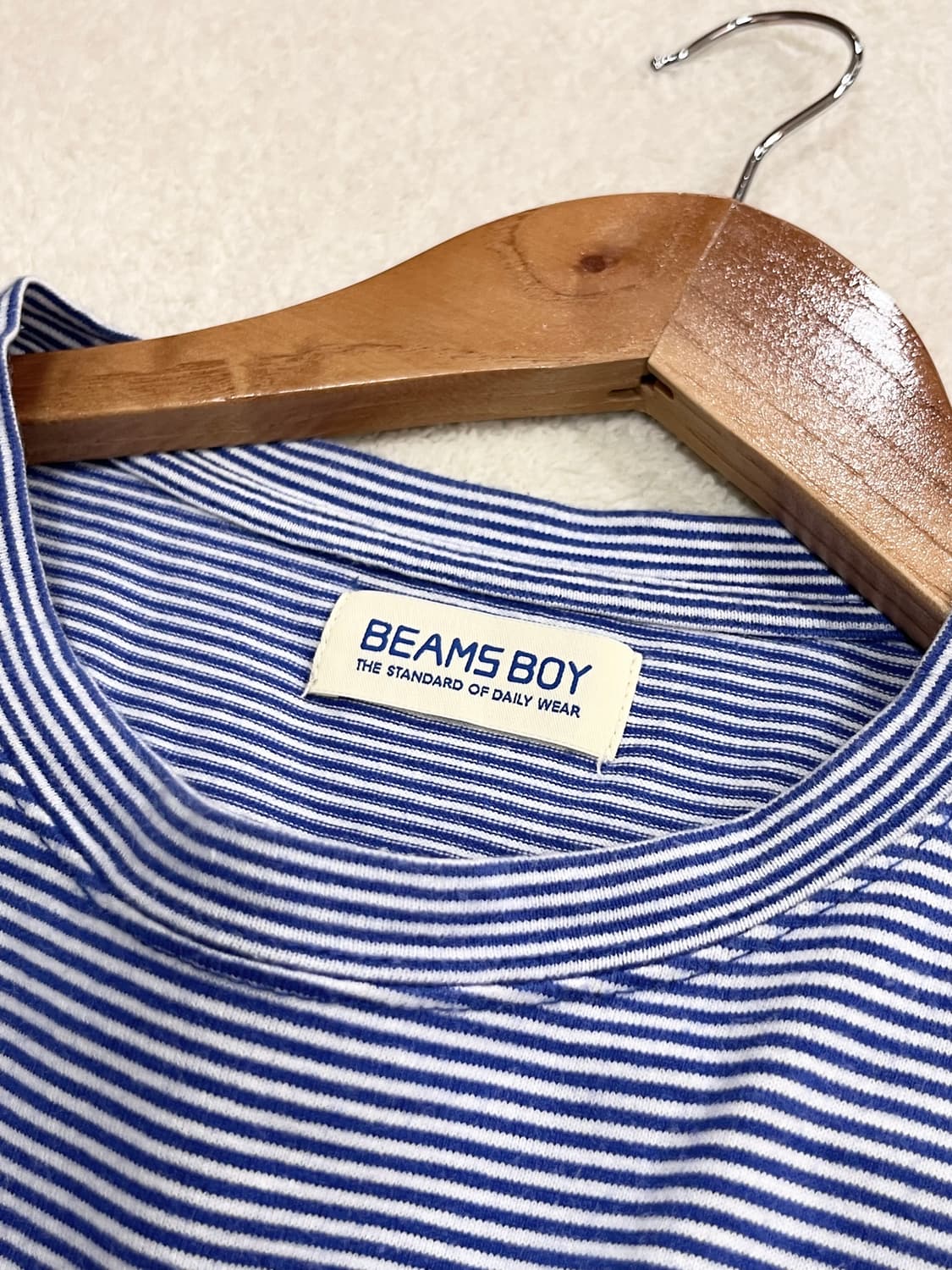 beams boy 빔즈보이 스트라이프 포켓 티 상품이미지7