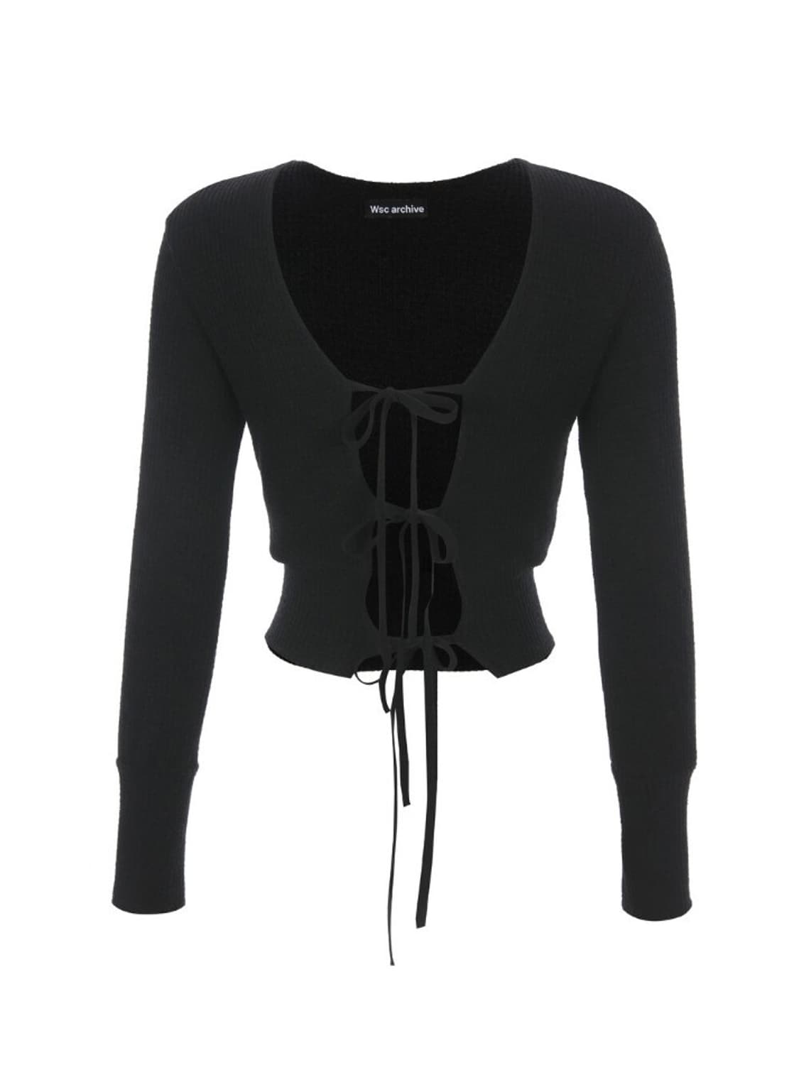 Ribbon 2-way knit cardigan 001 상품이미지2