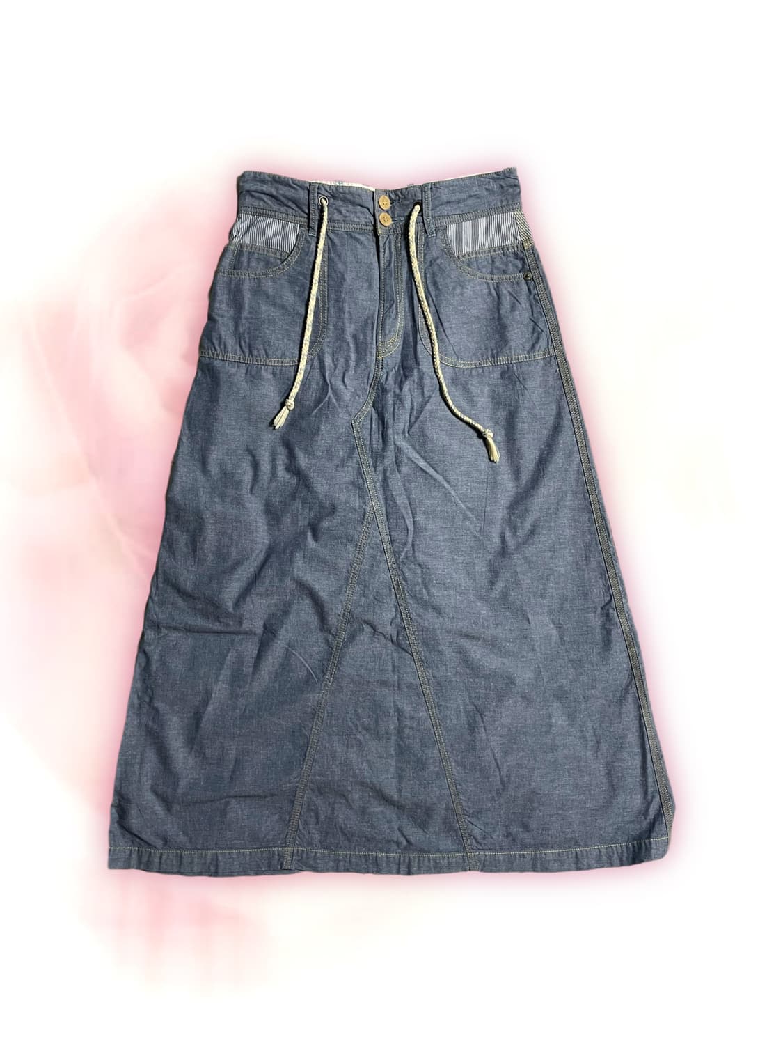 JP vintage denim skirt 상품이미지1