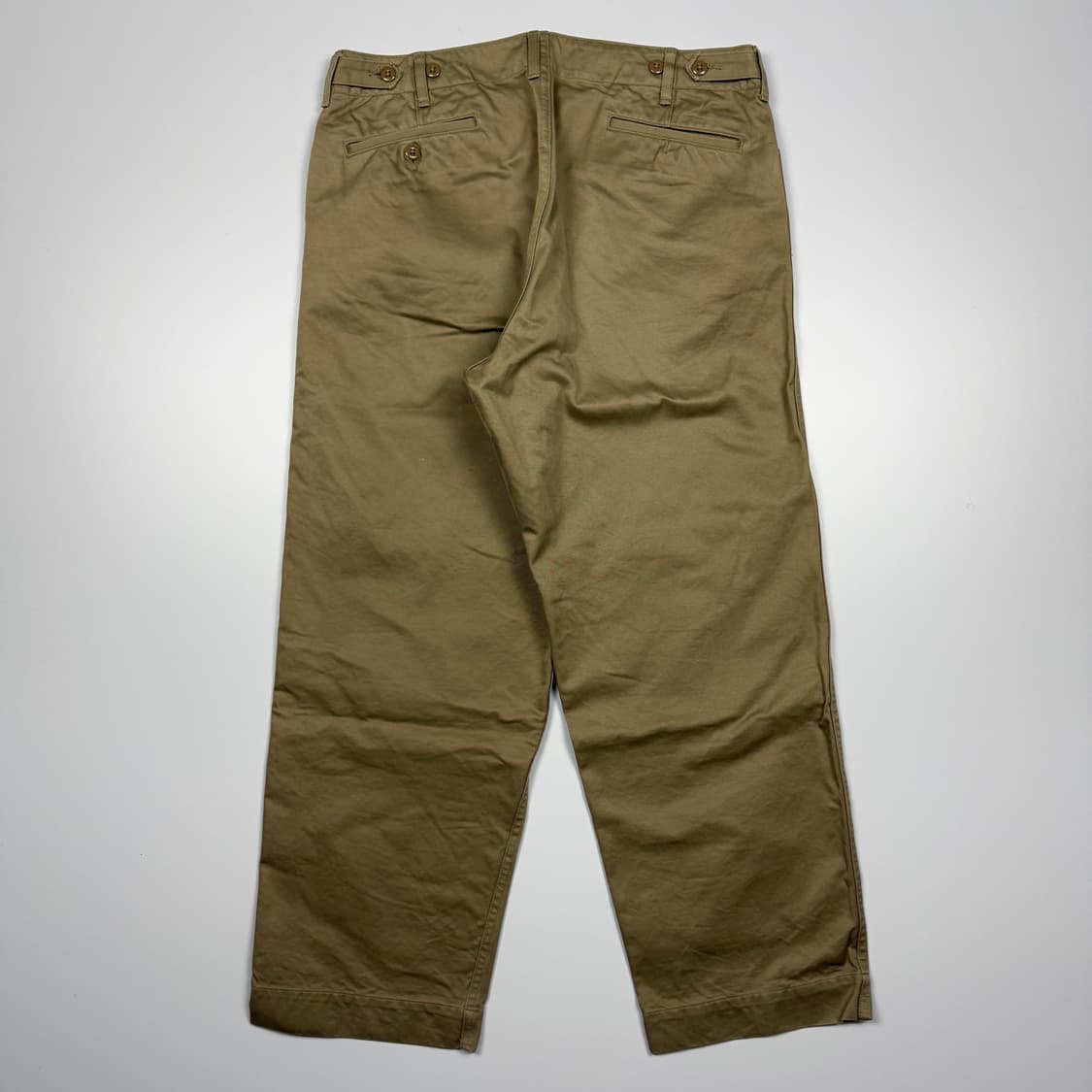 (33) 캡틴선샤인 코튼 S.F 트라우저 카키 상품이미지2