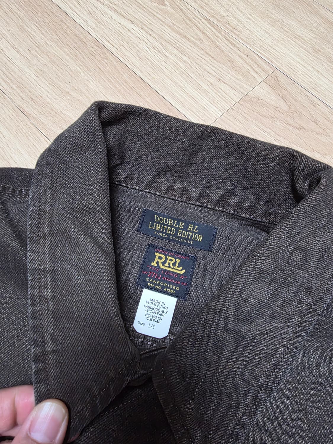 RRL LOT271 코리아익스클루시브 한정판 L사이즈 팝니다. 상품이미지3