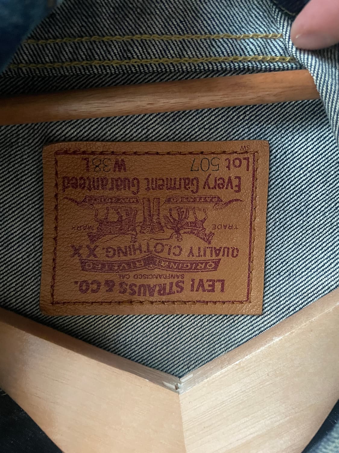 90‘s levis 2nd denim  jacket(japan made) 상품이미지9