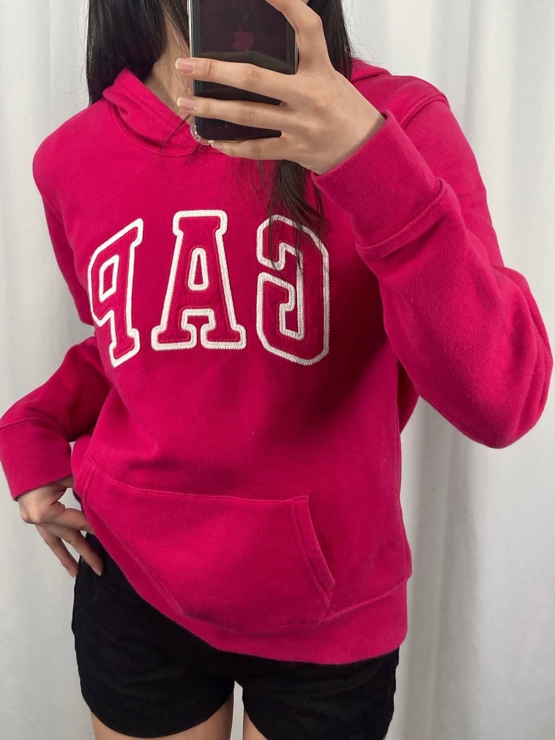 갭 핑크 후드티 상품이미지2