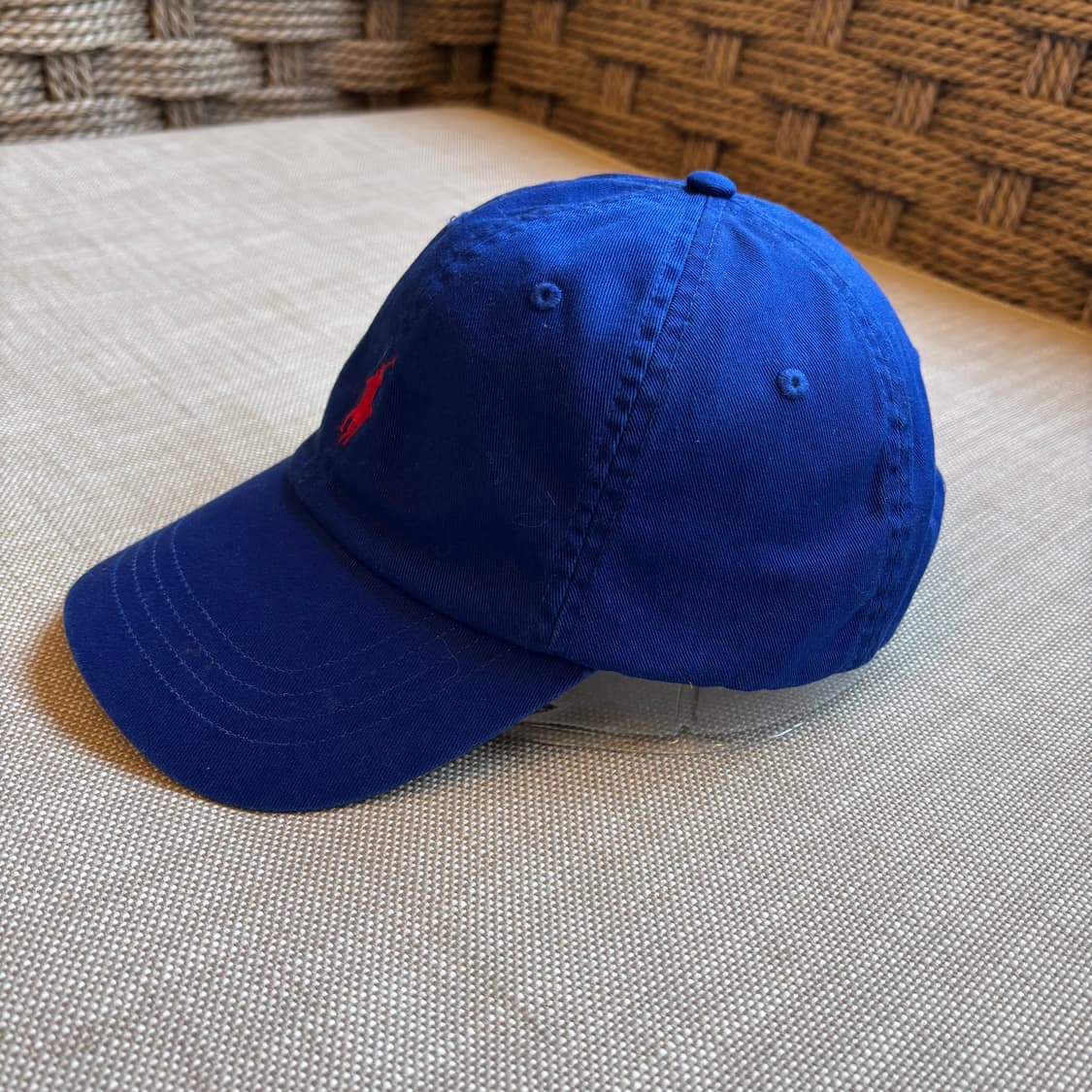 폴로랄프로렌 코튼 치노 베이스볼 캡 - 블루 (남녀공용) 상품이미지4