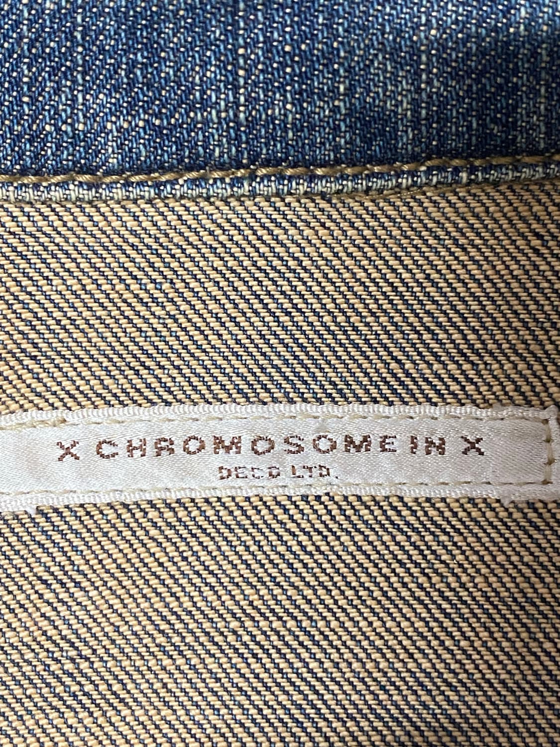 Vintage 빈티지 나폴레옹 데님 반코트 자켓 Y2K 00s 갸루 상품이미지6