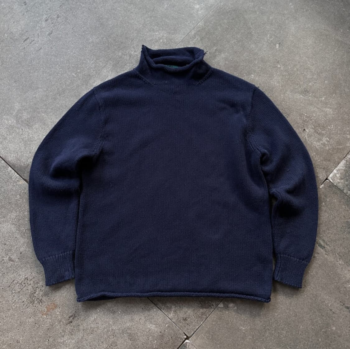 (103) J.crew Navy Cotton Mockneck Sweate 상품이미지1