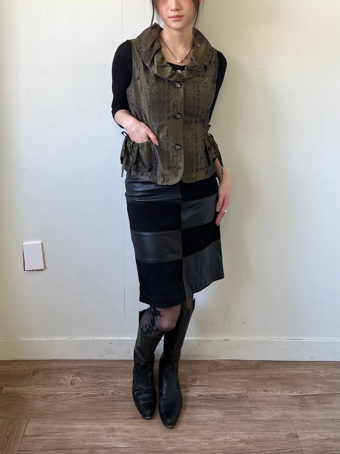 VIVIEN 밀리터리 베스트 상품이미지4