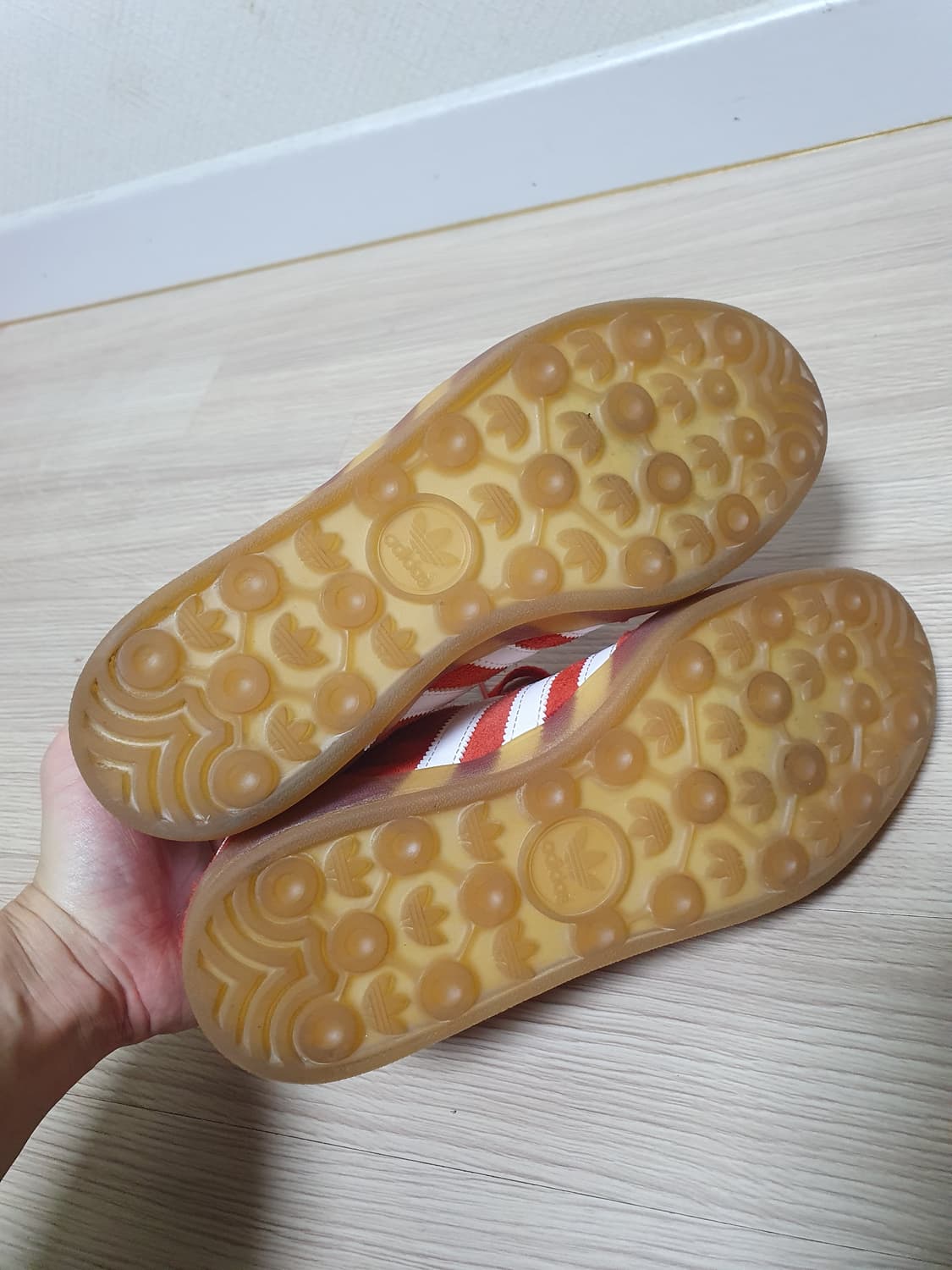 아디다스 가젤 인도어 레드 스웨이드 스니커즈 240 상품이미지8