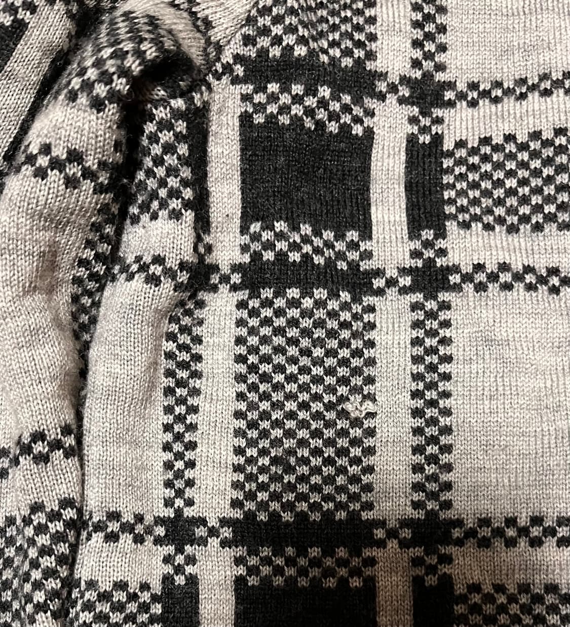 폴로 랄프로렌 숄카라 체크 가디건 XL 상품이미지3