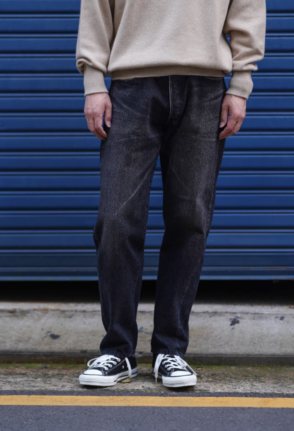 헤릴 HL XX 데님 블랙 빈티지 1사이즈 판매합니다 상품이미지3