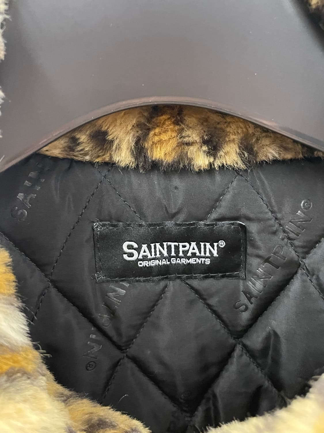 세인트페인 레오파드 퍼자켓 OS 상품이미지4