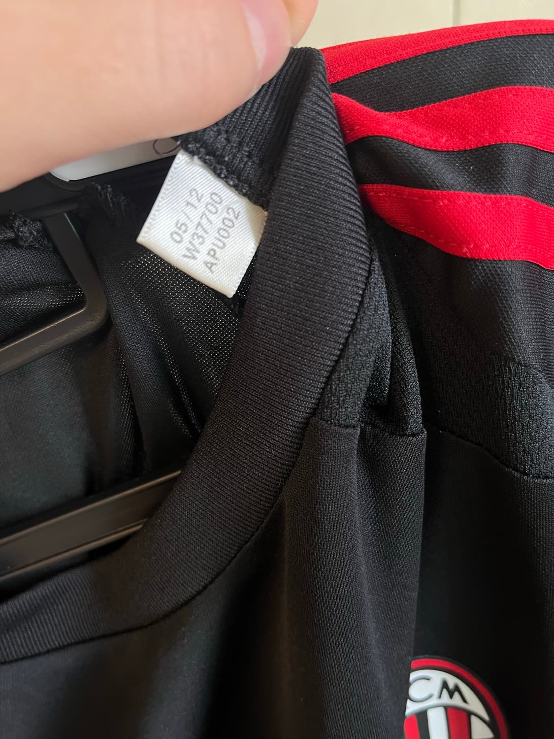 12-13 아디다스 AC밀란 유니폼 (100 size) 상품이미지6